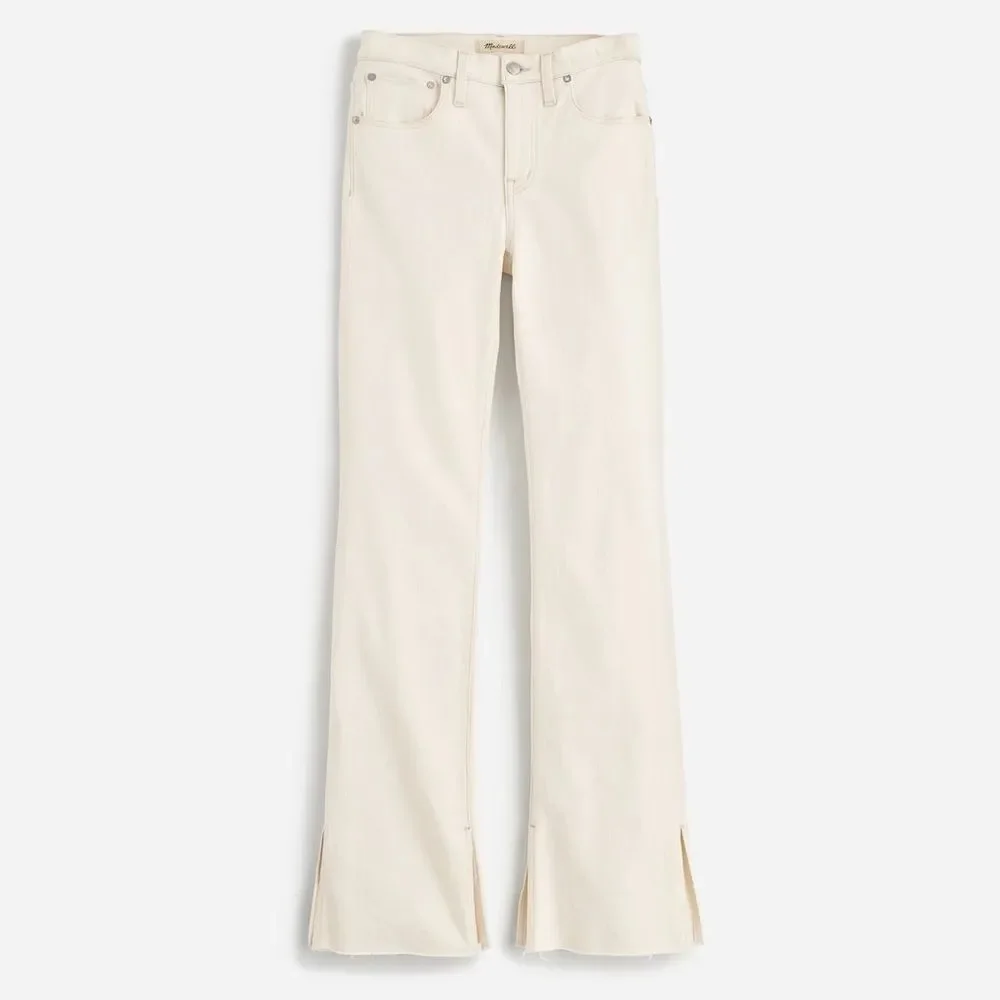 Madewell Petite Kick Out Full Length Jeans Size 28P in Vintage Canvas